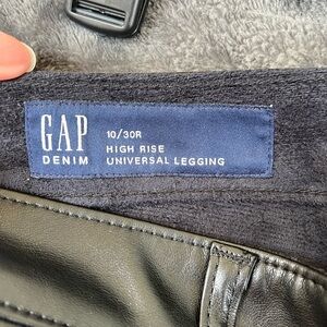 Faux high rise legging